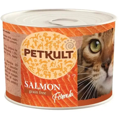 Hrana Umeda pentru Pisici Petkult Somon 185g