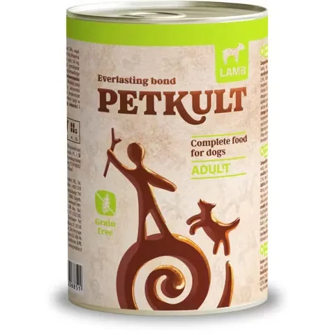Hrana Umeda pentru Caini Petkult Dog Adult Miel 400g