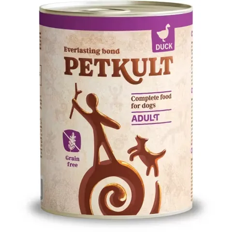 Hrana Umeda pentru Caini Petkult Dog Rata Adult 800g