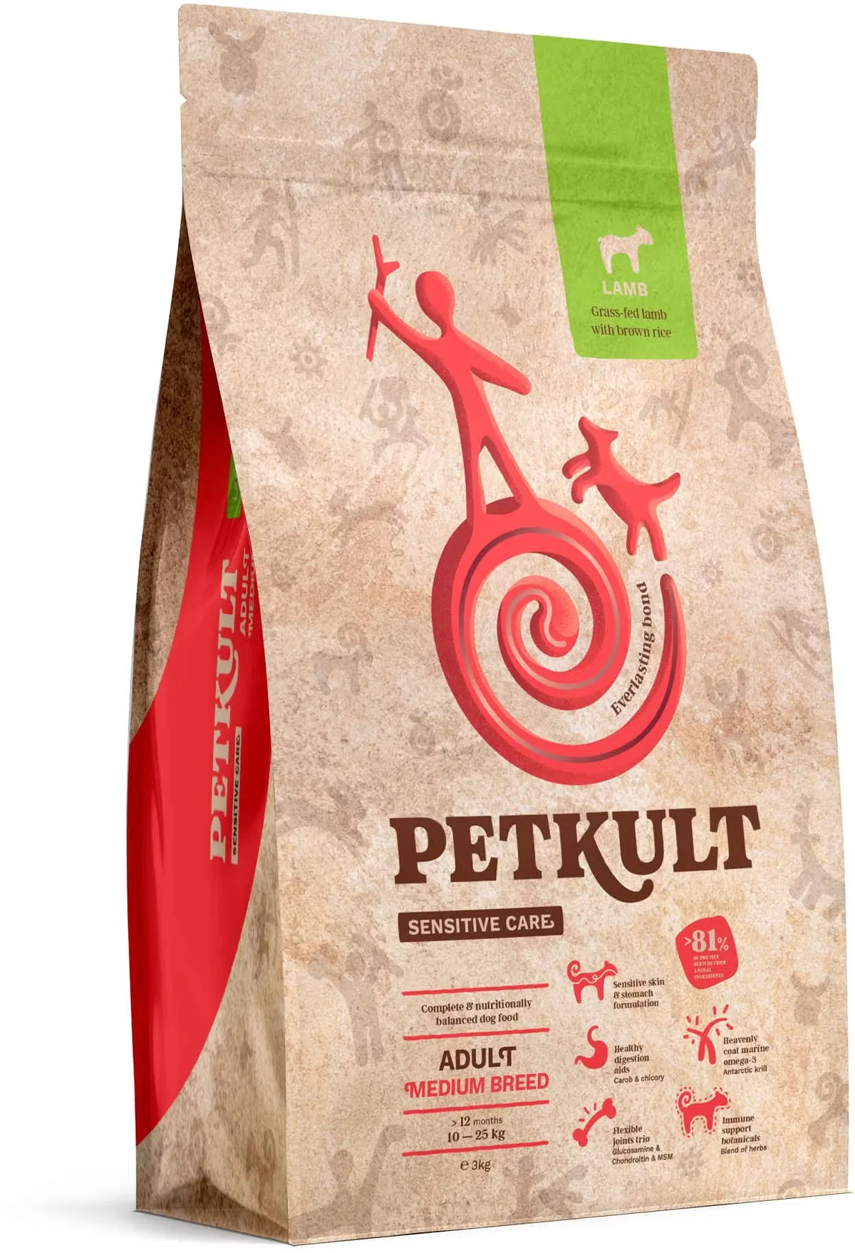 Hrana Uscata Caini Petkult Sensitive Care Adult Medium Miel&Orez 12kg