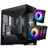 Phanteks NV5 MK2 DRGB Satin Black + Glacier One 360M25 Gen2 DRGB AiO 360mm Negru