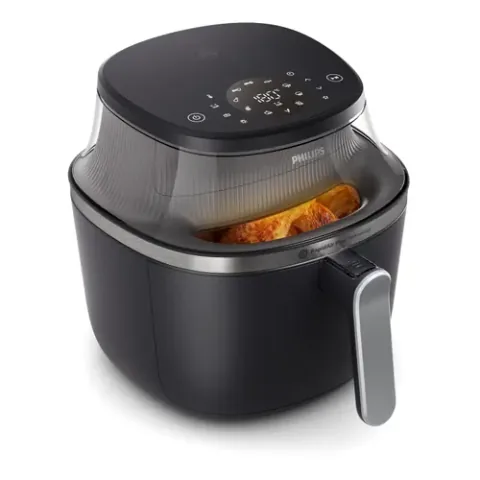 Philips Airfryer Seria 3000 NA341/00 7.2L 2000W Negru si Argintiu
