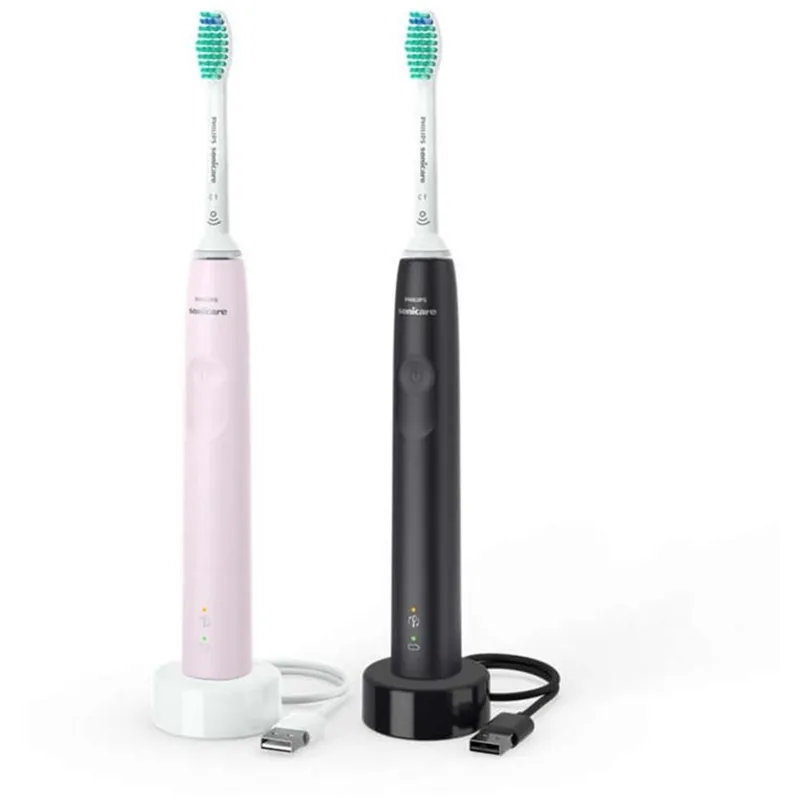 Philips Sonicare Seria 3100 Set 2 Roz/Negru