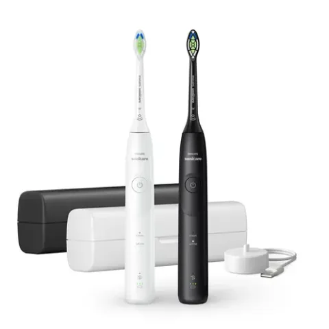 Philips Sonicare 5500 Set 2 Alb/Negru