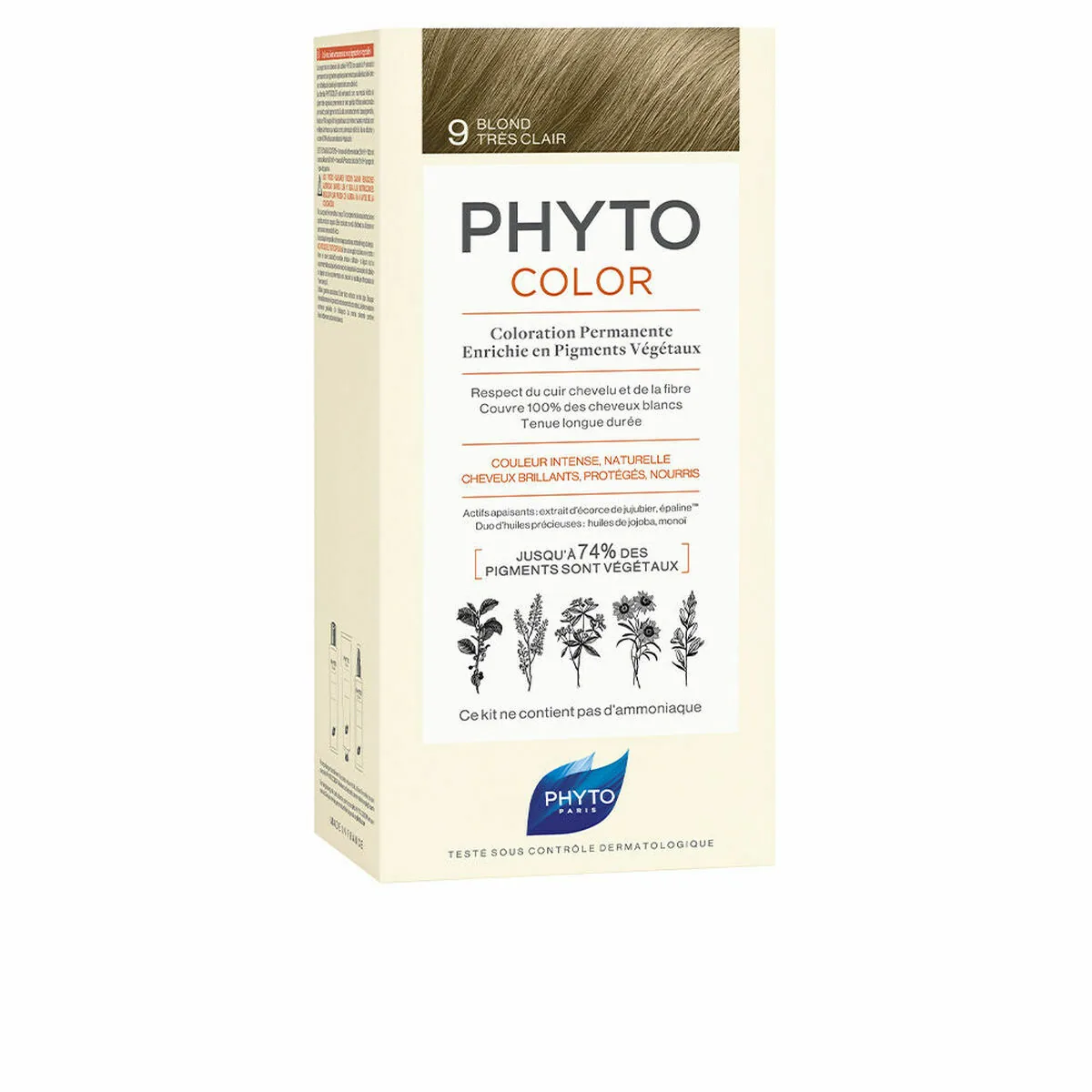 Phyto PhytoColor Permanentă Fără Amoniac Nuanța 9