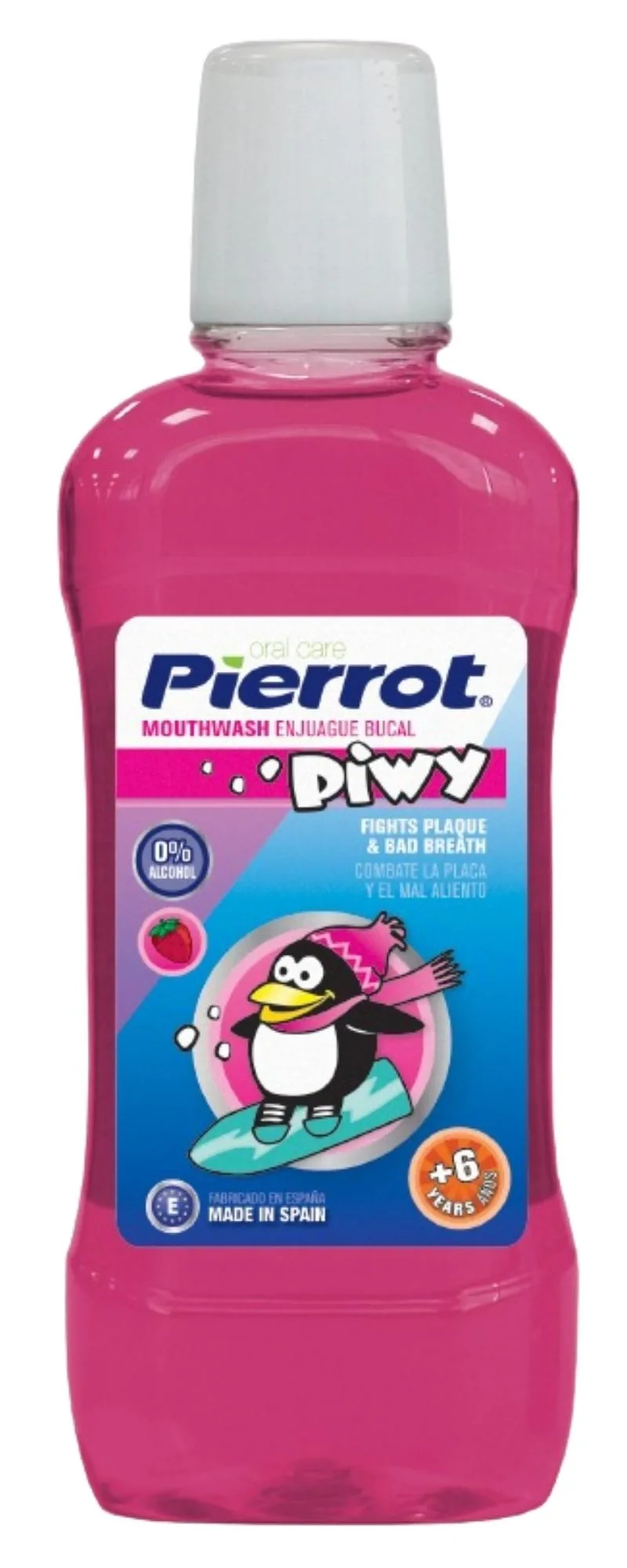 Apa de Gura pentru Copii Pierrot Piwy Capsuni 500ml