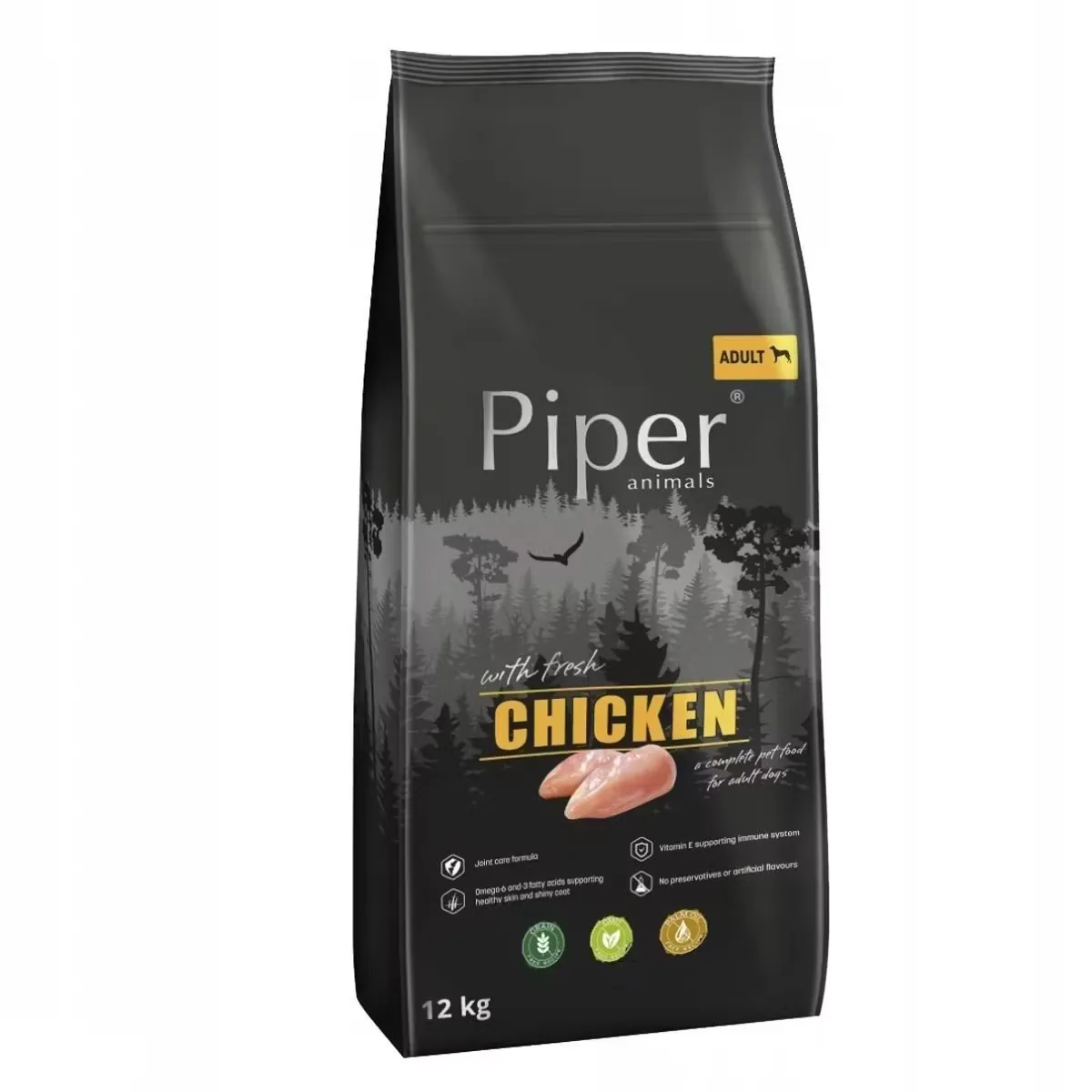 Hrana pentru Caini Adulti Piper Pui 12kg