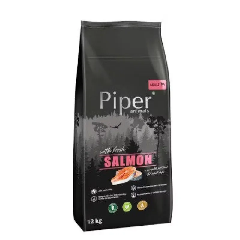 Hrana Uscata Caini Piper Adult Dog Somon 12kg