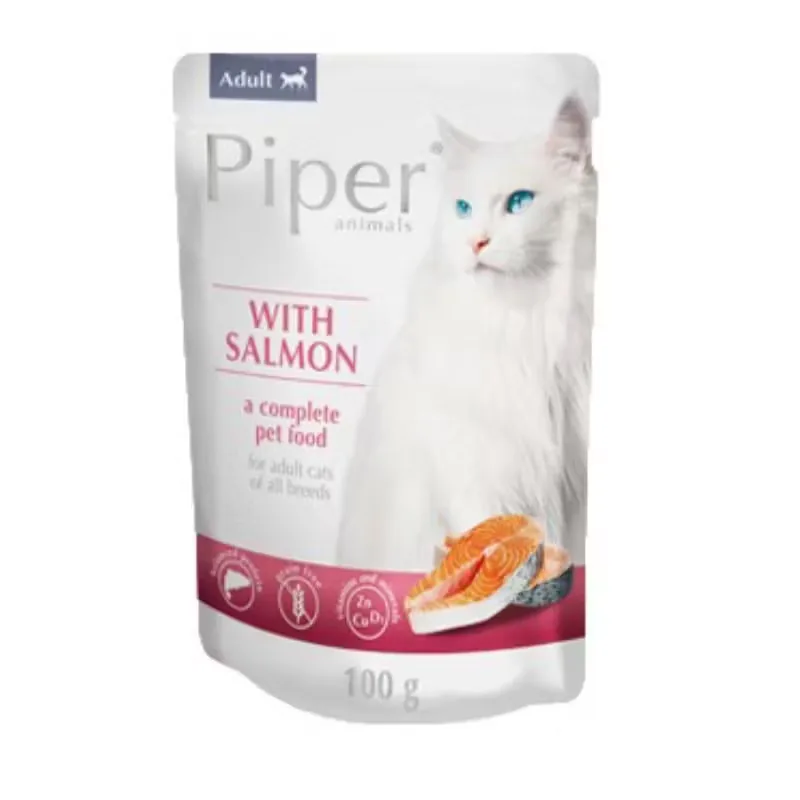 Hrana Umeda pentru Pisici Piper Somon 100g