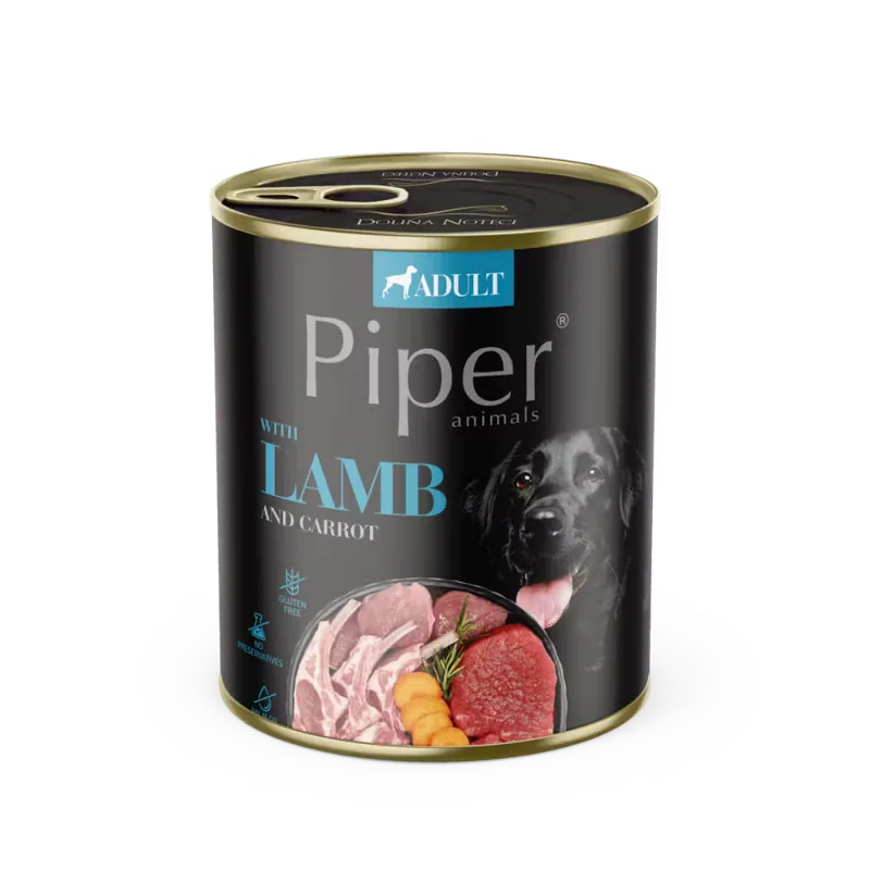 Hrana Umeda pentru Caini Piper Adult Dog Miel si Morcov 800g