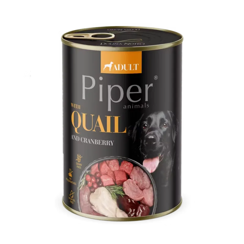 Hrana Umeda Caine Piper Adult Dog Prepelita si Merisoare 400g