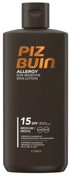 Loțiune de Corp cu Protecție Solară Piz Buin Allergy SPF15 200ml
