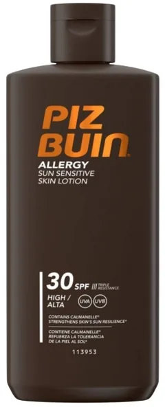 Loțiune de Corp cu Protecție Solară Piz Buin Allergy SPF30 200ml
