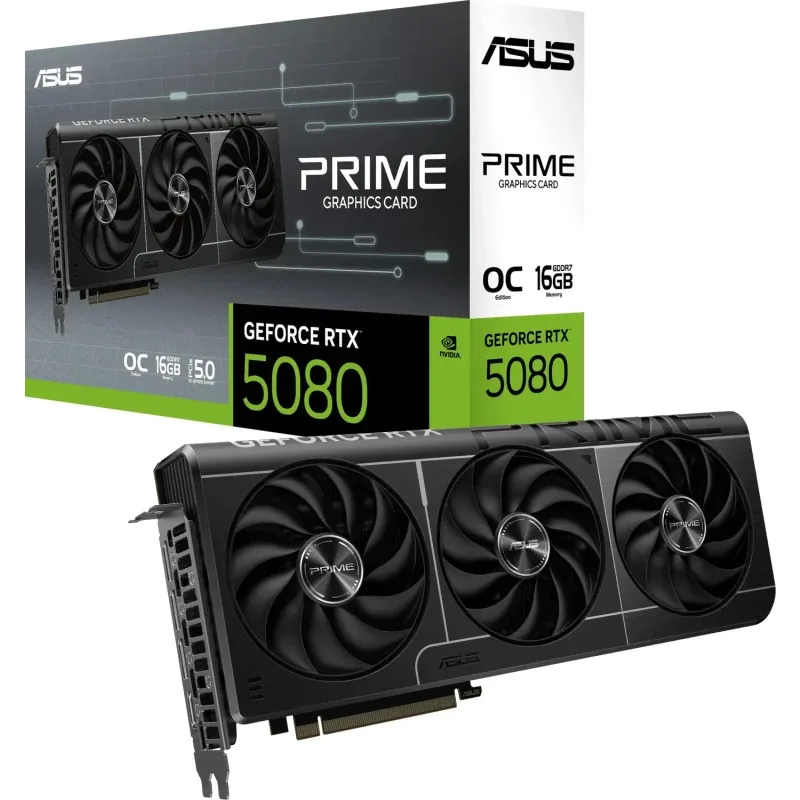 ASUS Prime GeForce RTX 5080 OC Edition 16GB Negru