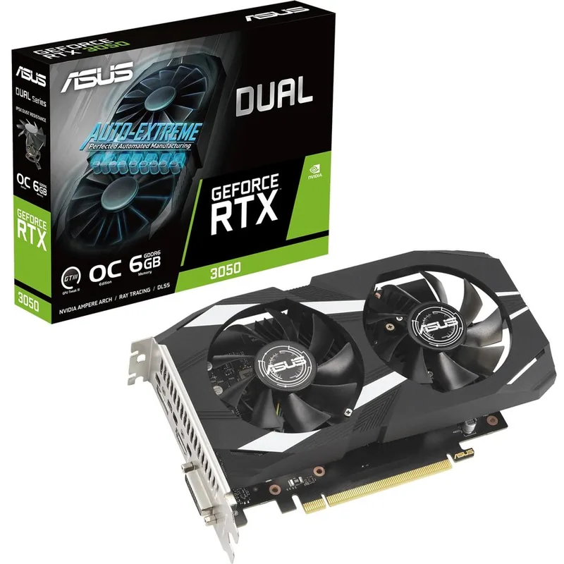 Asus GeForce RTX 3050 DUAL OC 6GB GDDR6 96-bit - imagine 2
