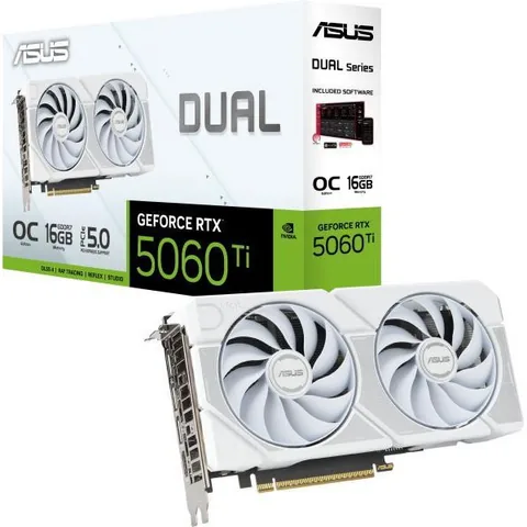 Asus GeForce RTX 5060 Ti DUAL OC WHITE 16GB