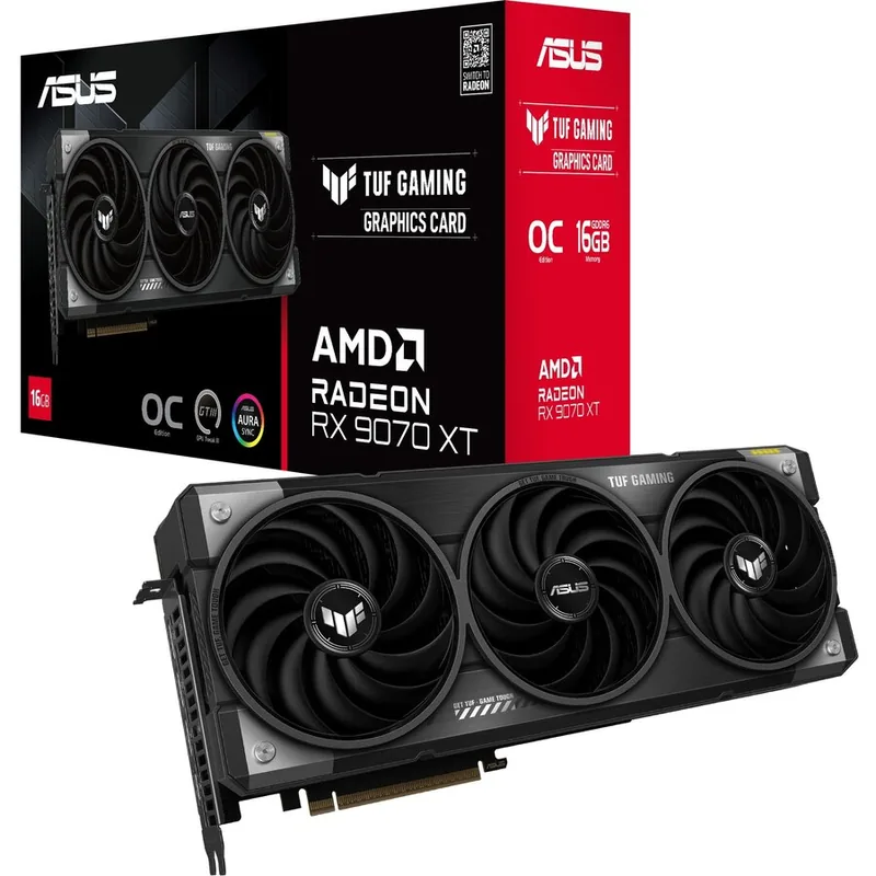 Asus Radeon RX 9070 XT TUF GAMING OC 16GB - imagine 3