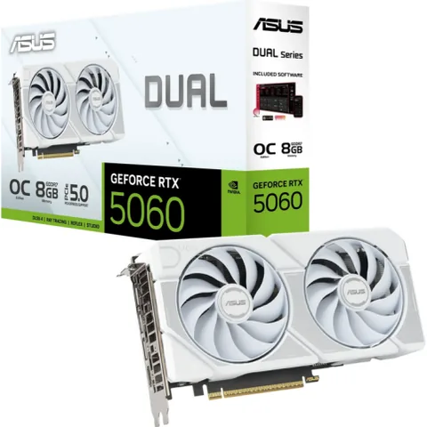Asus RTX 5060 DUAL OC 8GB Alb