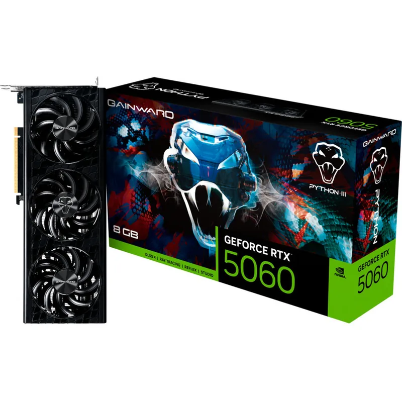 Gainward GeForce RTX 5060 8GB GDDR7 Python III OC