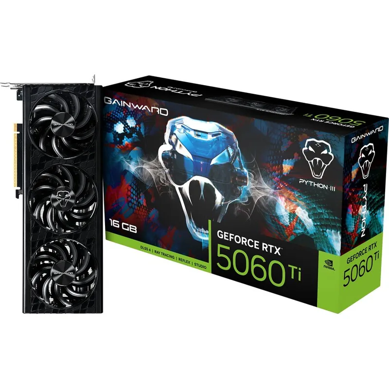 GAINWARD GeForce RTX 5060 Ti Python III 16GB