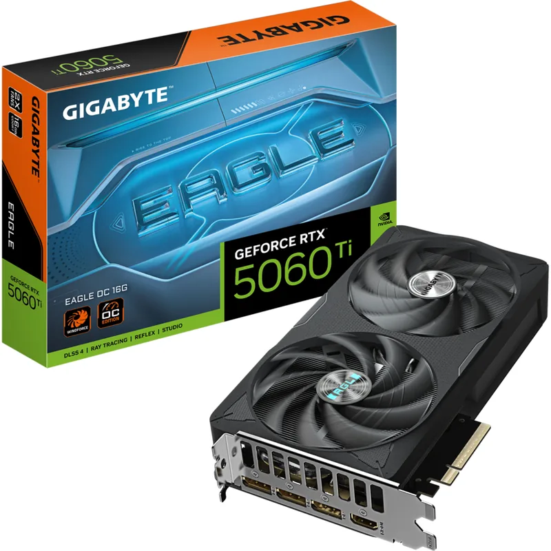 GIGABYTE GeForce RTX 5060 Ti EAGLE OC 16GB GDDR7 128bit