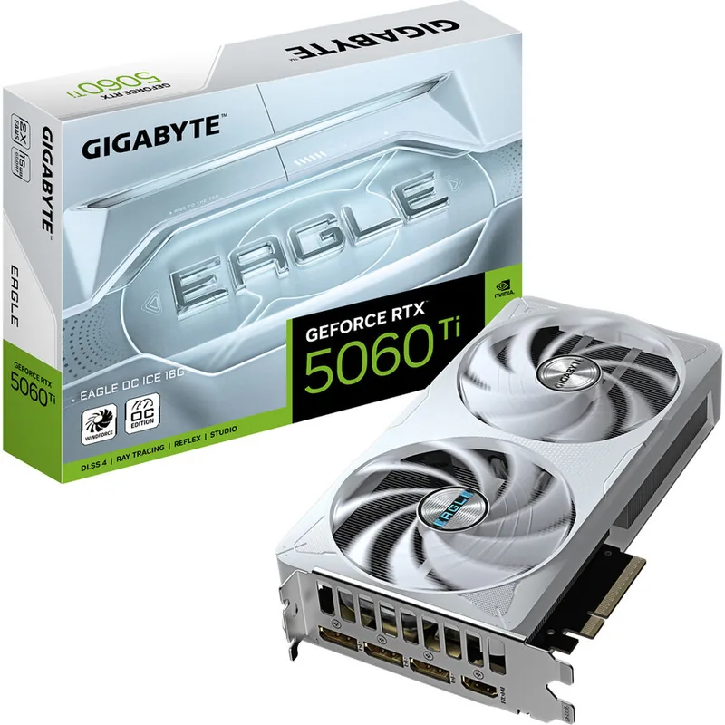 GIGABYTE GeForce RTX 5060 Ti EAGLE OC ICE 16GB