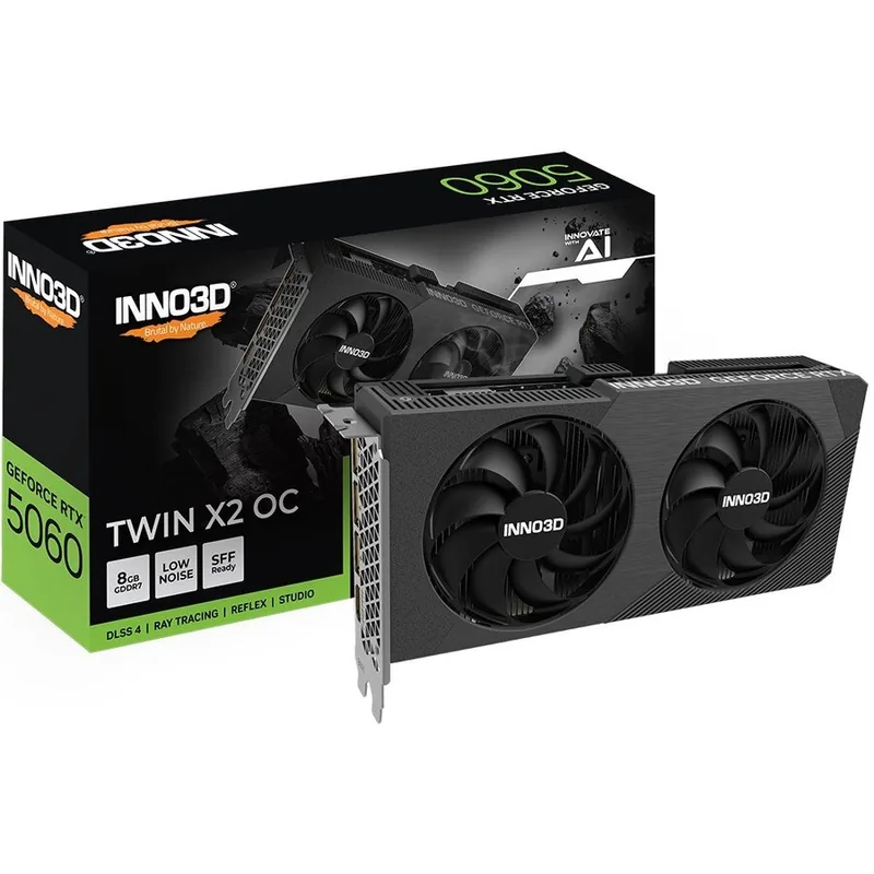 Inno3D GeForce RTX 5060 Twin X2 OC 8GB GDDR7 - imagine 2