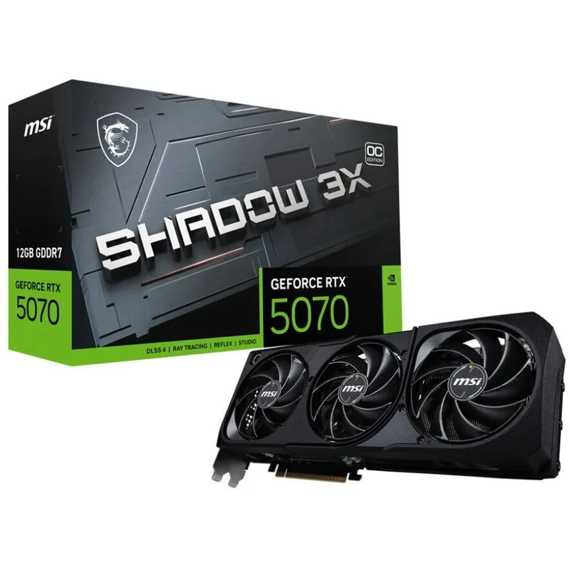 MSI GeForce RTX 5070 12GB SHADOW 3X OC