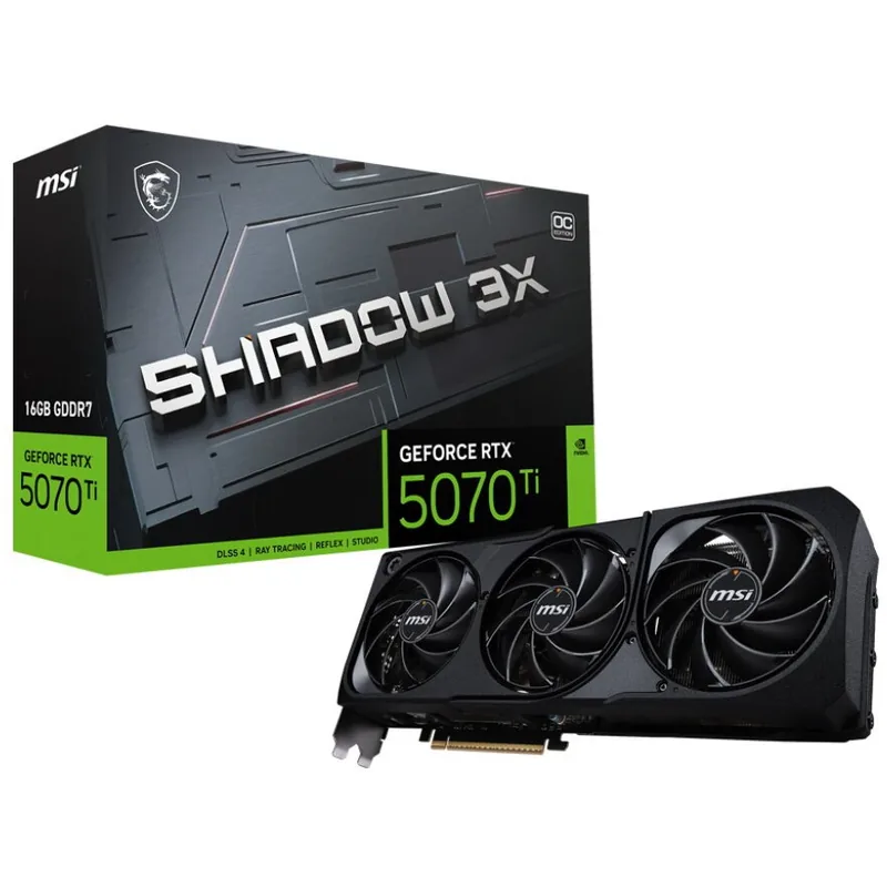 MSI GeForce RTX 5070 Ti 16GB SHADOW 3X OC BULK