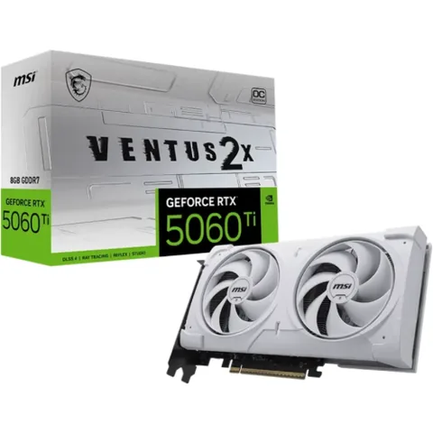 MSI GeForce RTX 5060 TI VENTUS 2X OC WHITE PLUS 8GB GDDR7