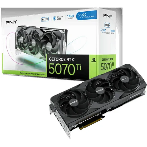 PNY GeForce RTX 5070 Ti 16GB OC Triple Fan Plus
