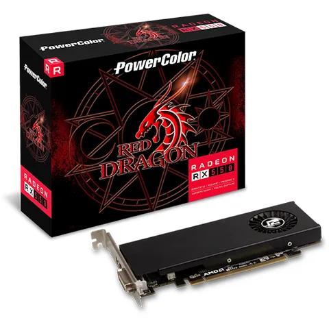 PowerColor Radeon RX 550 4GB Red Dragon LP