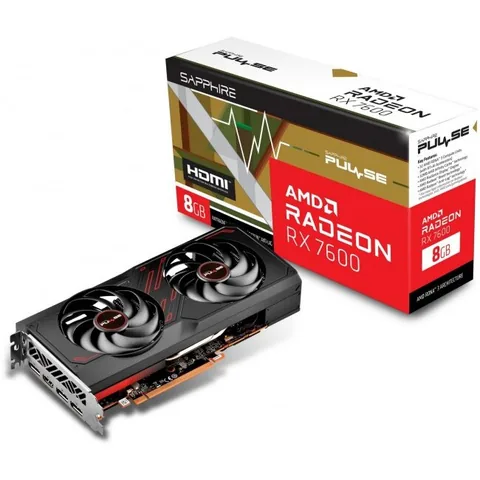 Sapphire Radeon RX 7600 Pulse 8GB GDDR6