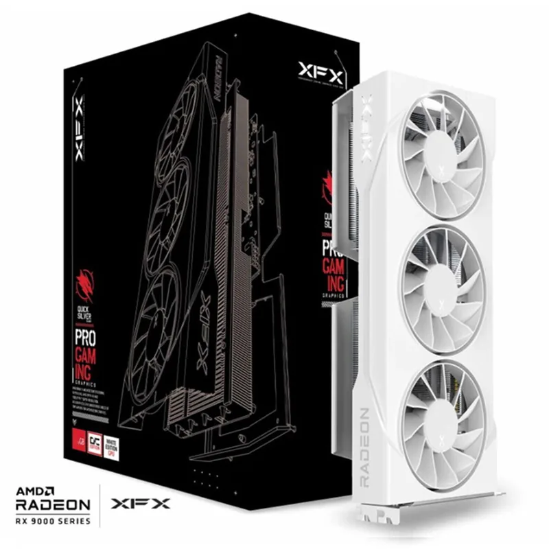 XFX SWIFT RX 9060XT 16GB OC 3 Fan Alb