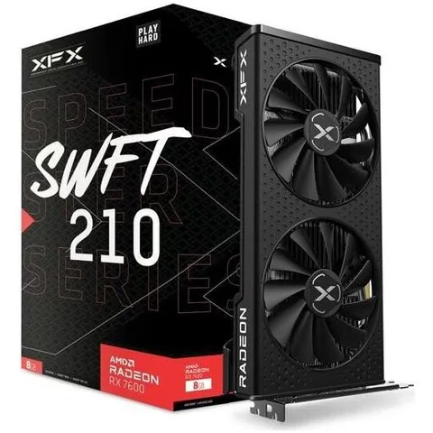 XFX Radeon RX 7600 Speedster SWFT 210 Core Edition 8GB GDDR6