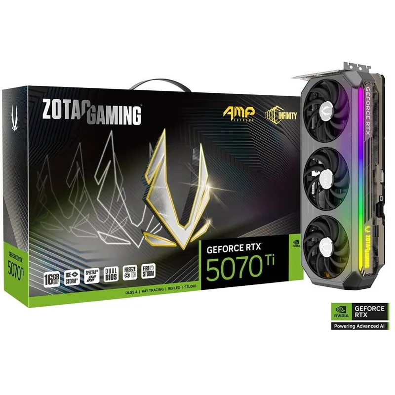 ZOTAC GeForce RTX 5070 Ti 16GB AMP Extreme INFINITY