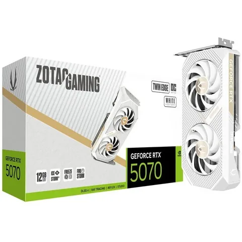 ZOTAC GeForce RTX 5070 Twin Edge OC White Edition 12GB