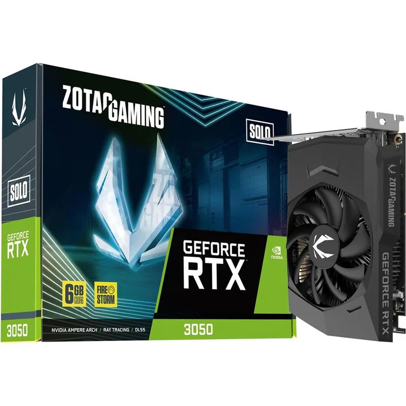 ZOTAC GeForce RTX 3050 SOLO 6GB GDDR6 96-bit - imagine 2
