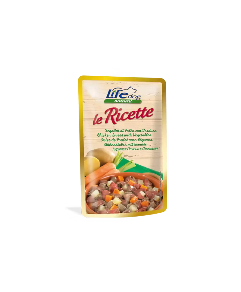 Hrana Umeda Caini Life Natural Life Dog Le Ricette Ficat & Legume 95g