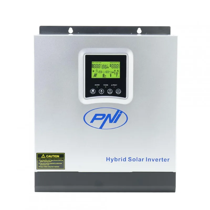 PNI GreenHouse SC1800C PRO 3000W 24V MPPT 60A Off Grid Hibrid Sinus Pur 28411 - imagine 2