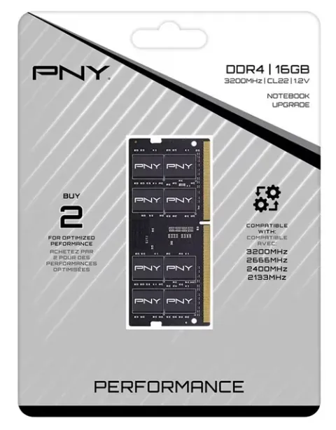PNY Performance 16GB DDR4 3200MHz CL22 Negru