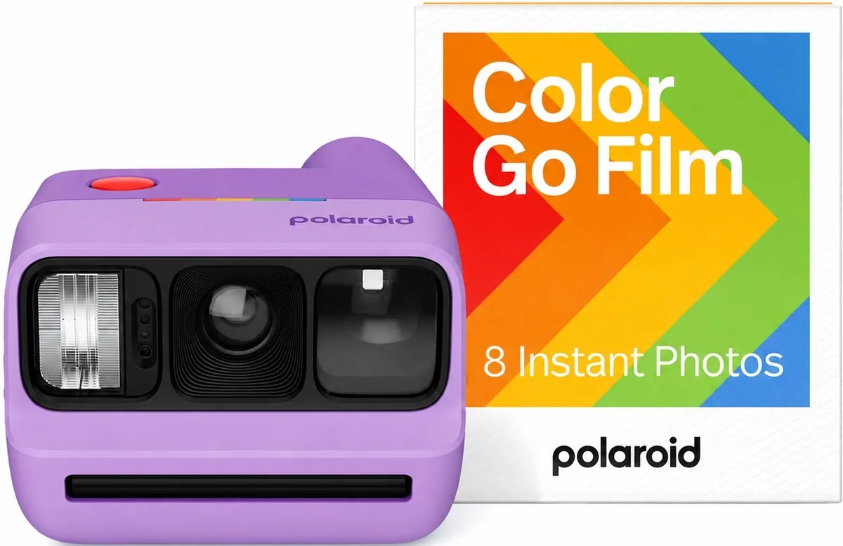 Polaroid Go Gen 3 + Color Film Bundle Purple