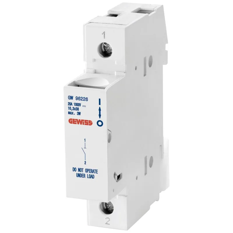 Port Fuzibil GEWISS GW96226 1P 20A 10.3x38 1000V DC