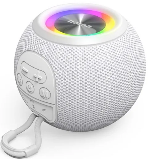 Boxa Portabila Hama Ball Shape Speaker Alb