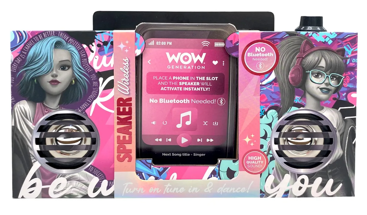 Boxă Portabilă WOW Generation WOW00122 Multicolor