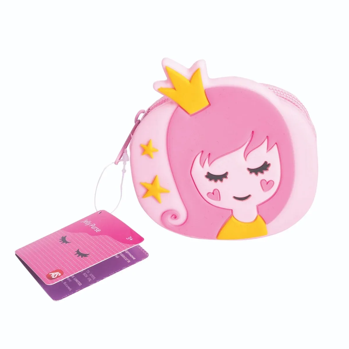 Portofel Mic din Silicon As Company Jelly Purse Printesa