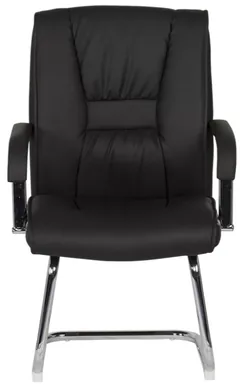 Scaun Vizitator Carmen 6540 Piele Ecologică Negru