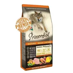 Hrana Caini Primordial Grain-Free Weight Control Adult Curcan Somon 12kg
