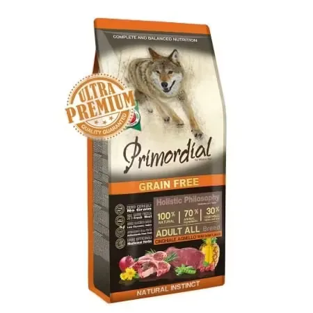 Primordial Grain-Free Holistic Dog Adult Mistret si Miel 12kg