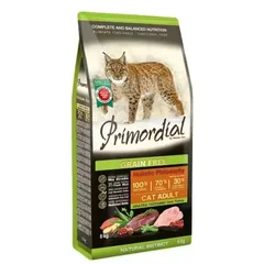 Hrana Uscata Pisici Primordial Grain-Free Holistic Adult Rata Pui si Curcan 400g